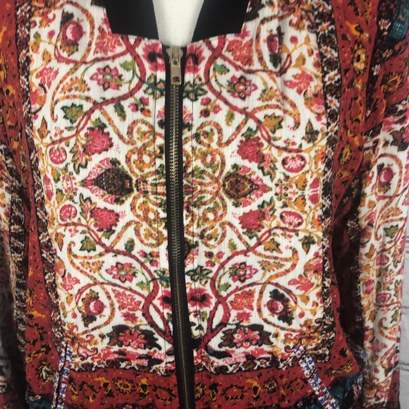 NWOT SANS SOUCI Floral Jacket Sz Small - Picture 4 of 7